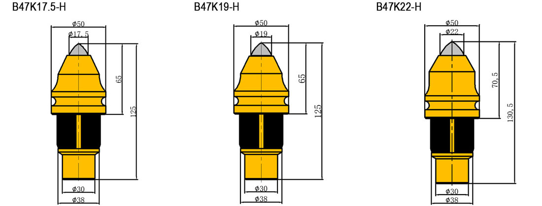 B47K19-H Bullet Teeth