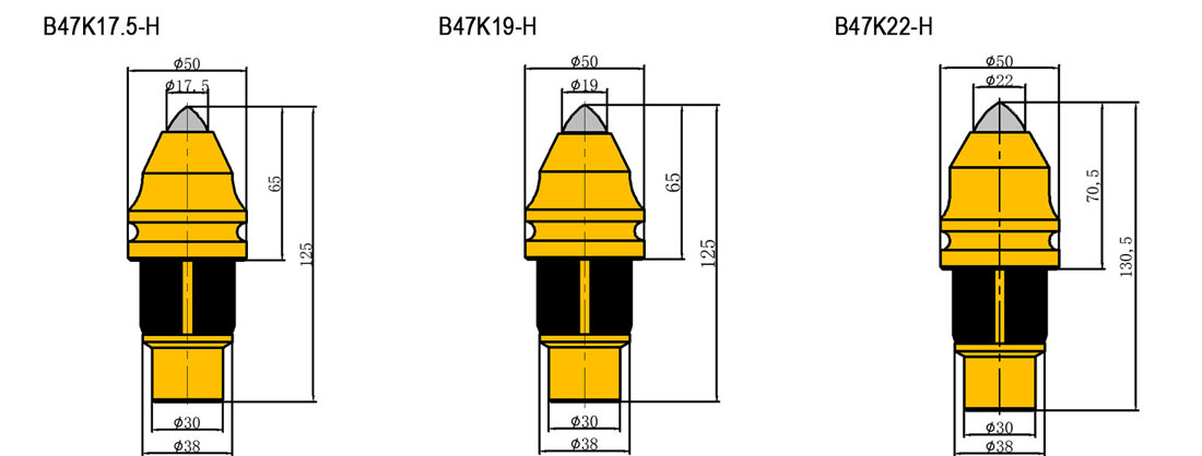 B47K25-H Bullet Teeth